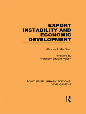 cover image of Export Instability and Economic Development